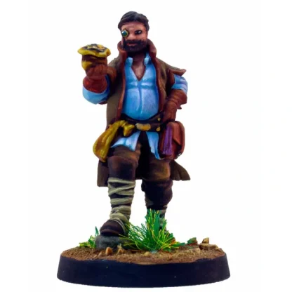 Tabletop Miniatures | Ally: Keldan - Unpainted 32mm Scale Freeblades Metal Figure - Your Source for Gaming Essentials