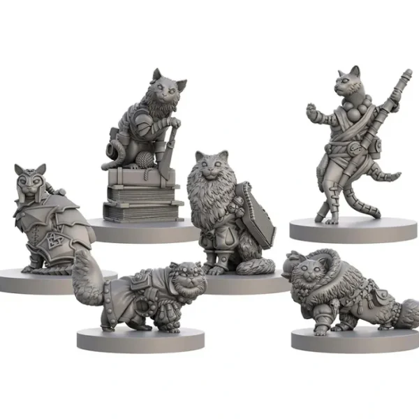 Animal Adventures: Cats & Catacombs Questing Tooth & Claw Volume 2 (6 Figures) - Your Source for Gaming Essentials Store