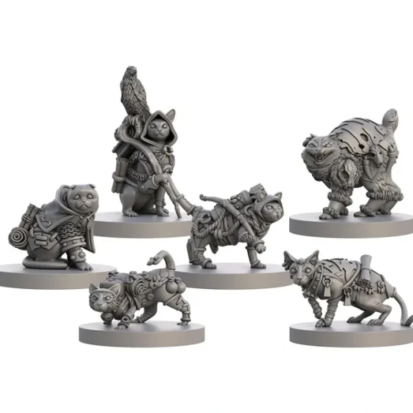 Animal Adventures: Cats & Catacombs Questing Tooth & Claw Volume 1 (6 Figures) - Your Source for Gaming Essentials Online