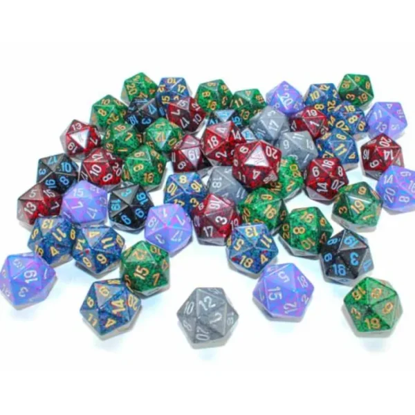 Bag of 50 Speckled Menagerie #3 - D20 Chessex Dice - Your Source for Gaming Essentials Best