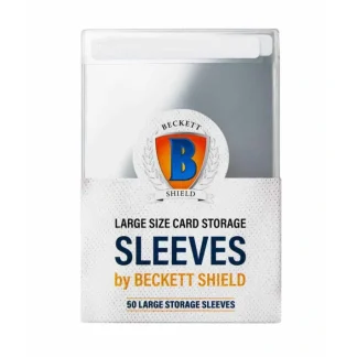 Beckett Shield Storage Sleeves - Thick Card Sleeves (50) - Your Source for Gaming Essentials Shop