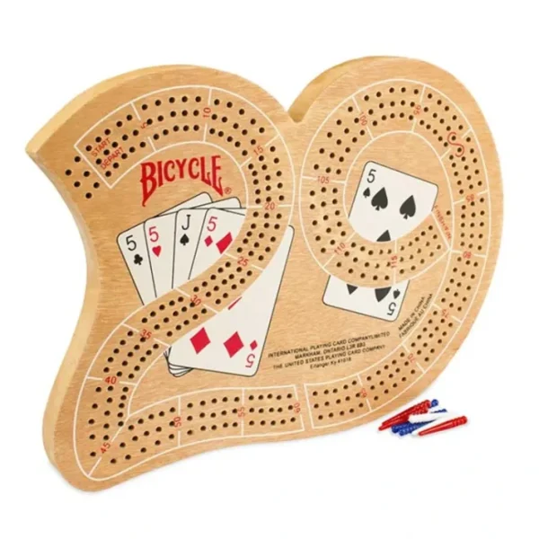 Bicycle 29 Cribbage Board with Pegs - Your Source for Gaming Essentials Shop