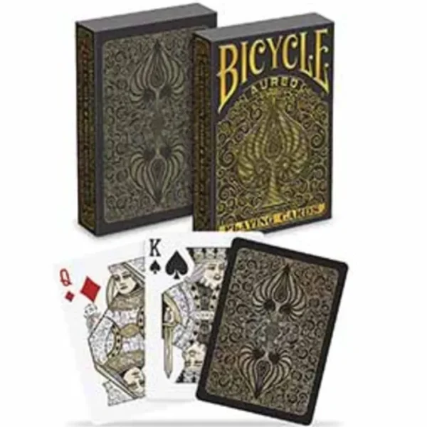 Bicycle Aureo Black Playing Cards - 1 Deck - Your Source for Gaming Essentials Clearance