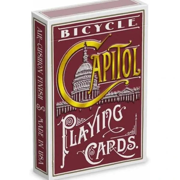 Bicycle Capitol Playing Cards - 1 Sealed Red Deck - Your Source for Gaming Essentials Store