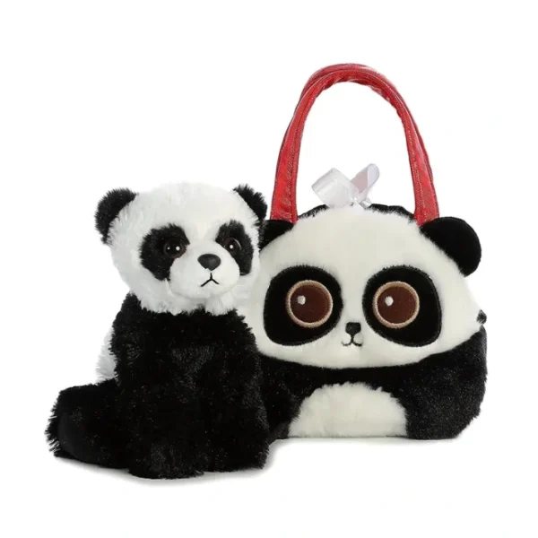 7" Bright Eyes - Panda Pet Carrier Fancy Pal Purse Plush Stuffed Animal - Your Source for Gaming Essentials New