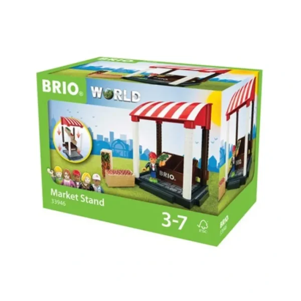 BRIO 11 Piece Market Stand Building Accessory - Your Source for Gaming Essentials Shop