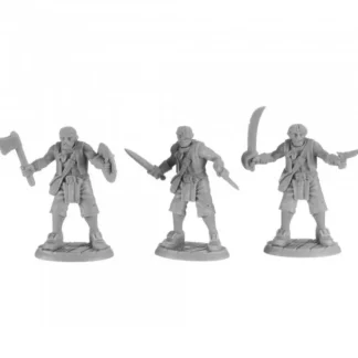 Tabletop Miniatures | Build-a-Figure Modular Pirate (3) #30042 Reaper Legends Unpainted Plastic - Your Source for Gaming Essentials