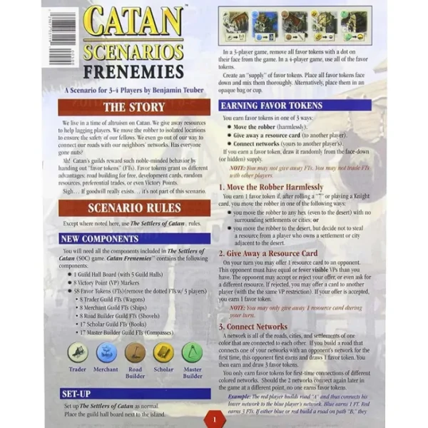 Catan: Scenario - Frenemies - Your Source for Gaming Essentials Fashion