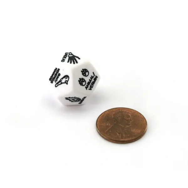 Chessex Custom Engraved 20mm D12 RPG Dice - Monster Race Dice - Your Source for Gaming Essentials Store