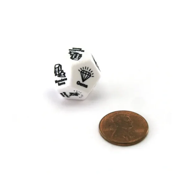 Chessex Custom Engraved 20mm D12 RPG Dice - Treasure Dice - Your Source for Gaming Essentials New