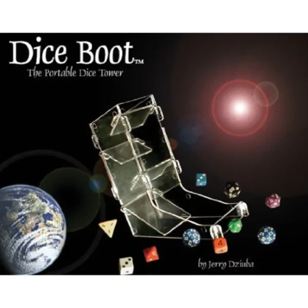Chessex Dice Boot Dice Tower - Clear - Your Source for Gaming Essentials Best Sale