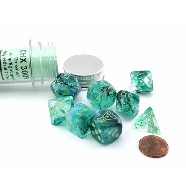 Chessex Lab Dice 6 Polyhedral 7-Die Set - Choose your color - Your Source for Gaming Essentials Outlet