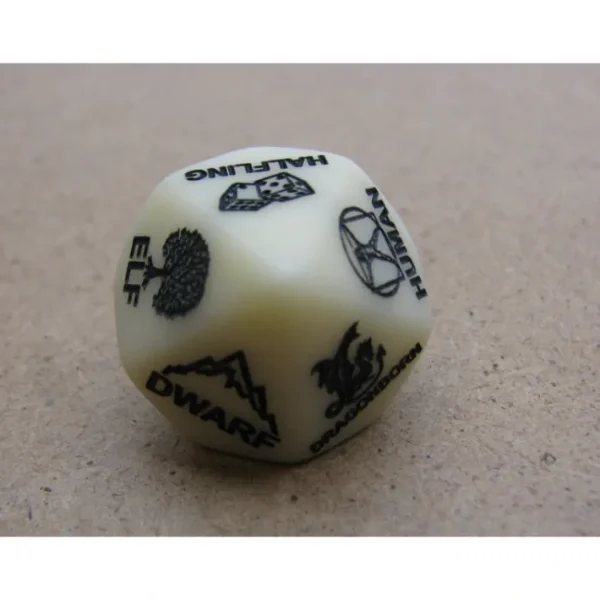 Custom Engraved 16mm D10 RPG D&D Dice - 5th Edition Race Dice - Your Source for Gaming Essentials Best Sale