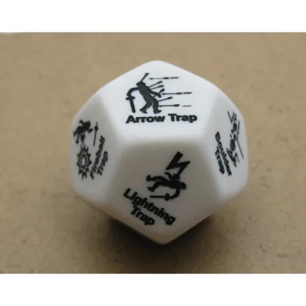 Custom Engraved 28mm D12 RPG D&D Dice - Trap Dice - Your Source for Gaming Essentials Store