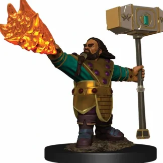 D&D Icons of the Realms Premium Figure, Painted Miniature: (W6) Dwarf Cleric Male - Your Source for Gaming Essentials Flash Sale
