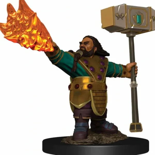 D&D Icons of the Realms Premium Figure, Painted Miniature: (W6) Dwarf Cleric Male - Your Source for Gaming Essentials Flash Sale