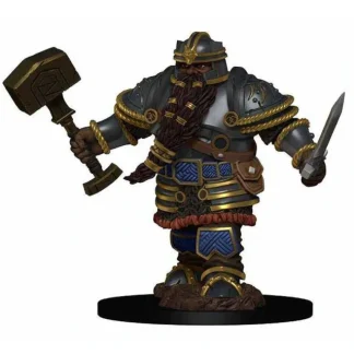 Tabletop Miniatures | D&D Icons of the Realms Premium Figure, Painted Miniature: (W2) Dwarf Male Fighter - Your Source for Gaming Essentials