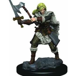 Tabletop Miniatures | D&D Icons of the Realms Premium Figure, Painted Miniature: Human Female Barbarian - Your Source for Gaming Essentials