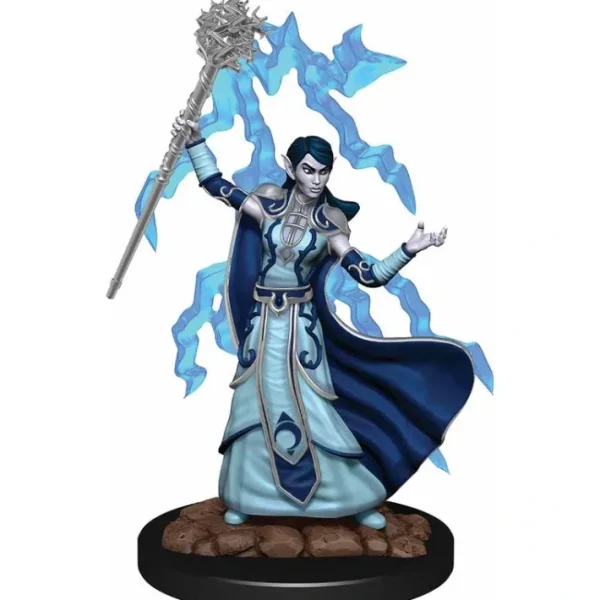 D&D Icons of the Realms Premium Figure, Painted Miniature: (W6) Elf Wizard Female - Your Source for Gaming Essentials Clearance