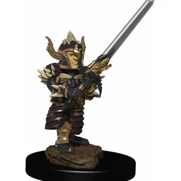 D&D Icons of the Realms Premium Figure, Painted Miniature: (W6) Halfling Fighter Male - Your Source for Gaming Essentials Clearance