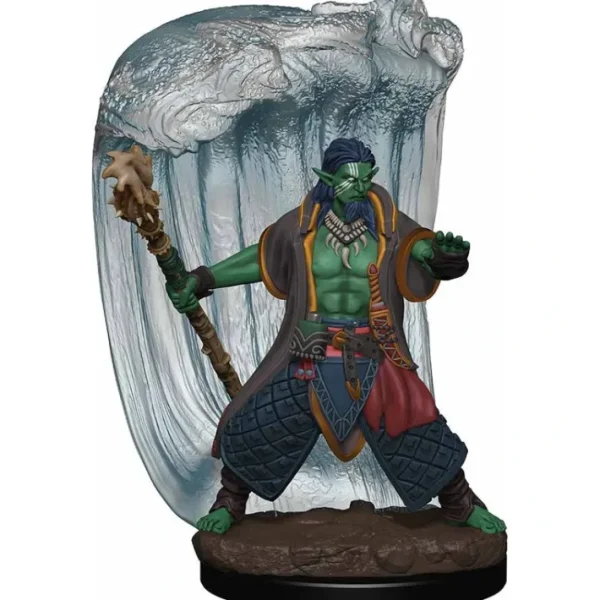 D&D Icons of the Realms Premium Figure, Painted Miniature: (W6) Water Genasi Druid Male - Your Source for Gaming Essentials Cheap