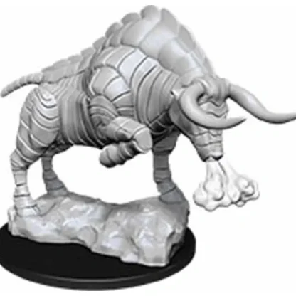 Tabletop Miniatures | D&D Nolzur's Marvelous Unpainted Miniatures (W12) Gorgon - Your Source for Gaming Essentials