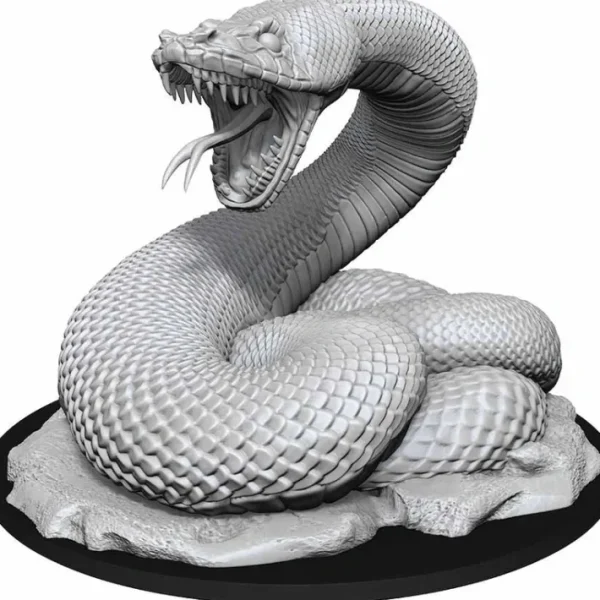 D&D Nolzur's Marvelous Unpainted Miniatures (W13) Giant Constrictor Snake - Your Source for Gaming Essentials Online