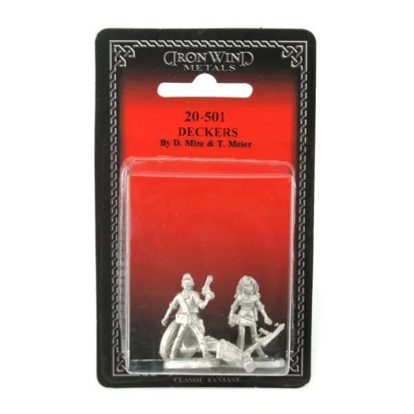 Deckers (3) #20-501 Shadowrun RPG Metal Ral Partha Figure - Your Source for Gaming Essentials Outlet