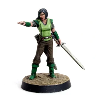 Tabletop Miniatures | DGS Games Black Rose #113001 Unpainted 32mm Scale Freeblades Metal Figure - Your Source for Gaming Essentials