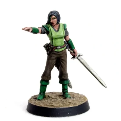 Tabletop Miniatures | DGS Games Black Rose #113001 Unpainted 32mm Scale Freeblades Metal Figure - Your Source for Gaming Essentials