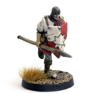 DGS Games Militia Spearman #103008 Unpainted 32mm Scale Freeblades Metal Figure - Your Source for Gaming Essentials Flash Sale