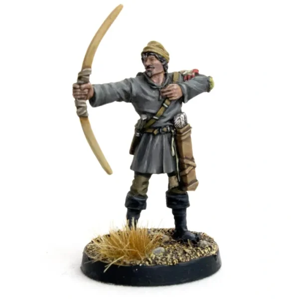 DGS Games Muster Archer Pose 1 #103012 Unpainted 32mm Scale Metal Figure - Your Source for Gaming Essentials Flash Sale