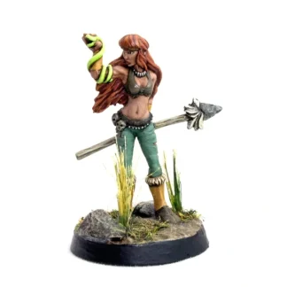 DGS Games Snake Mystic #115001 Unpainted 32mm Scale Freeblades Metal Figure - Your Source for Gaming Essentials Outlet