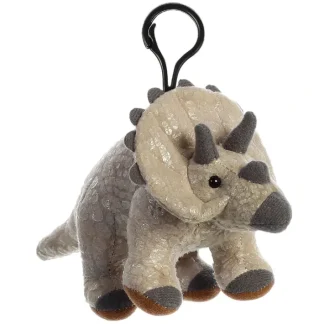 Dinosaurs 6" Aurora Plush Triceratops Clip On - Your Source for Gaming Essentials Discount