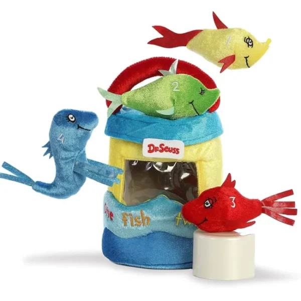 8" Dr. Seuss Fish Playset - One Fish Two Fish Red Fish Blue Fish - Your Source for Gaming Essentials Outlet