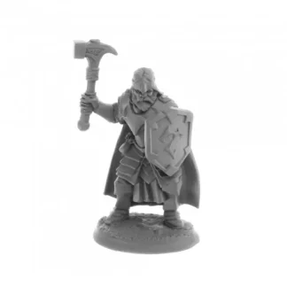 Tabletop Miniatures | Dungeon Dwellers Balzador Cleric #07029 Bones USA Unpainted Plastic Figure - Your Source for Gaming Essentials