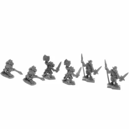 Dungeon Dwellers Bloodscale Kobolds (6) #07057 Bones USA Unpainted Plastic Minis - Your Source for Gaming Essentials Cheap