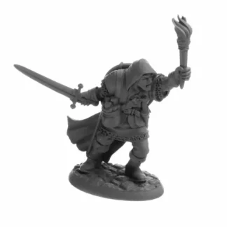 Dungeon Dwellers Derrell Brumby, Human Fighter #07067 Bones USA Unpainted Plastic Figure - Your Source for Gaming Essentials Fashion