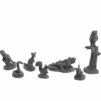 Dungeon Dwellers Familars 2 #07049 Bones USA Unpainted Plastic Figures - Your Source for Gaming Essentials Discount