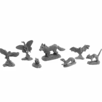 Dungeon Dwellers Familiars 1 #07048 Bones USA Unpainted Plastic Figures - Your Source for Gaming Essentials Shop
