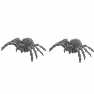 Dungeon Dwellers Giant Spider (2) #07051 Bones USA Unpainted Plastic Figures - Your Source for Gaming Essentials Online