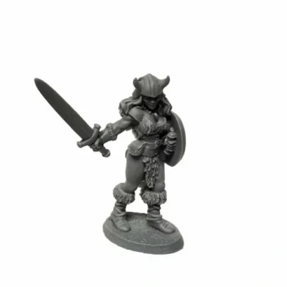 Dungeon Dwellers Jana Frostwind Barbarian #07025 Unpainted Bones USA Plastic - Your Source for Gaming Essentials Shop