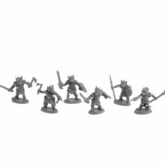 Dungeon Dwellers Nightclaw Kobolds (6) #07056 Bones USA Unpainted Plastic Minis - Your Source for Gaming Essentials Clearance