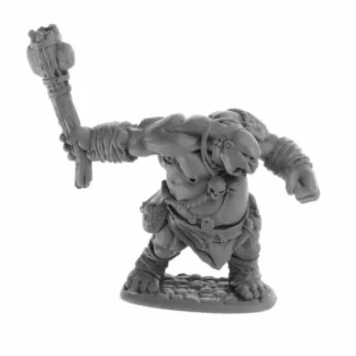 Dungeon Dwellers Ogre Clubber #07062 Bones USA Unpainted Plastic Figure - Your Source for Gaming Essentials Cheap
