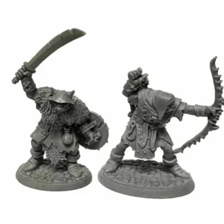 Dungeon Dwellers Orc Raiders (2) #07013 Bones USA Unpainted Plastic Figures - Your Source for Gaming Essentials Sale