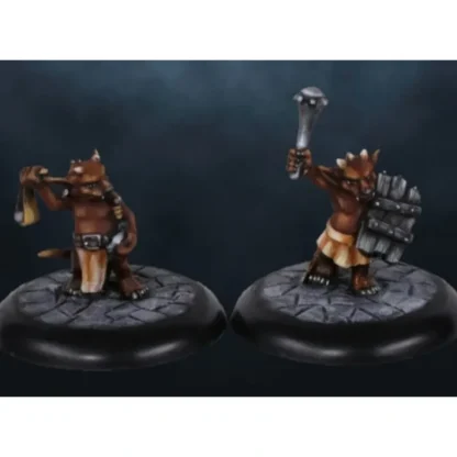 Dungeon Dwellers Ratpelt Kobolds (2) 07009 Unpainted Metal Mini - Your Source for Gaming Essentials Flash Sale