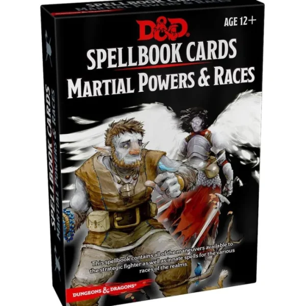 Dungeons and Dragons RPG Spellbook Cards - 61 Card Martial Powers and Races Deck - Your Source for Gaming Essentials Clearance