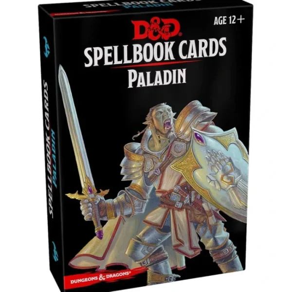 Dungeons and Dragons RPG Spellbook Cards - 70 Card Paladin Deck - Your Source for Gaming Essentials Store