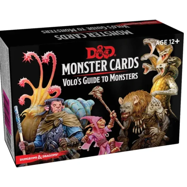 Dungeons and Dragons RPG Monster Cards - Volo's Guide to Monsters - Your Source for Gaming Essentials Clearance