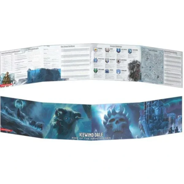 Dungeons and Dragons RPG: Icewind Dale - Rime of the Frostmaiden DM Screen - Your Source for Gaming Essentials Clearance